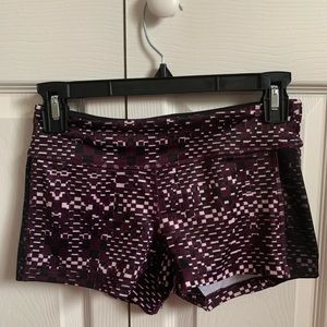 Purple athletic shorts size XS